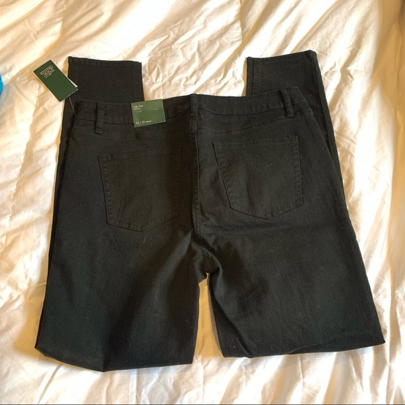 Wild fable high rise skinny distressed jeans size 12 black new - Picture 5 of 5